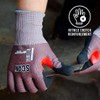 Scan Cut Resistant Level F Gloves, Nitrile Palm, Enhanced Grip,