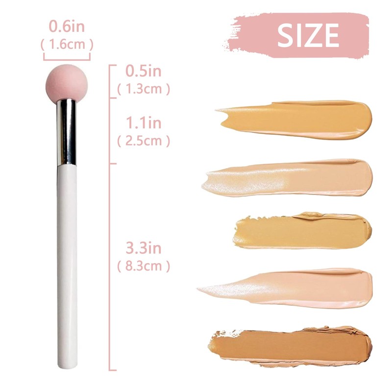 2Pcs Mushroom Sponge Makeup Brushes Cute Pink Mushroom Head Makeup