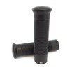 4into1 Bomber Black Motorcycle Grips - 7/8" Bars - Retro