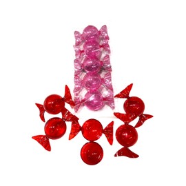 PLA Fillable Treat Containers in Red and Pink