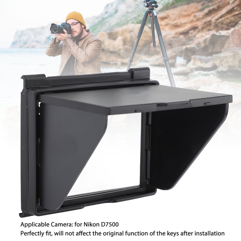 Camera Screen Sun Shade ABS Camera LCD Monitor Screen Folding