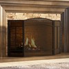 Fire Beauty Fireplace Screen 3 Panel Wrought Iron 48"(L) x