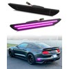 Pink Purple LED Side Marker Lights for Ford Mustang 2015-2023