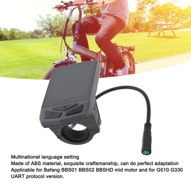 Bluetooth Electric Bike Display Control Panel with Waterproof Connector for