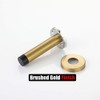 JQK Door Stopper Gold, 304 Stainless Steel Thicken 1mm Sound