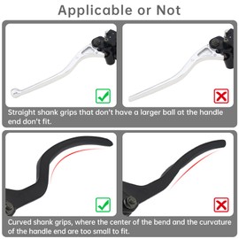 Windance 2Pack Heavy Duty Motorcycle Anti Theft Handlebar Throttle Security Lock Front Brake Lever Lock on Dirt Bike Moped Scooter ATV (Yellow)