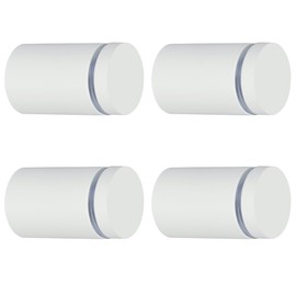 Alise 1"x1-2/5'' White Sign Standoff Screws,Wall Mount Glass Standoff Advertising Nail for Acrylic Picture Frame Glass Signs Hanging,Stainless Steel Sign Mounting Bracket Hardware,QS525W-4P,Pack of 4