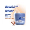 NIVEA Irresistibly Smooth Body Cream with Shea Butter, Deep Moisture