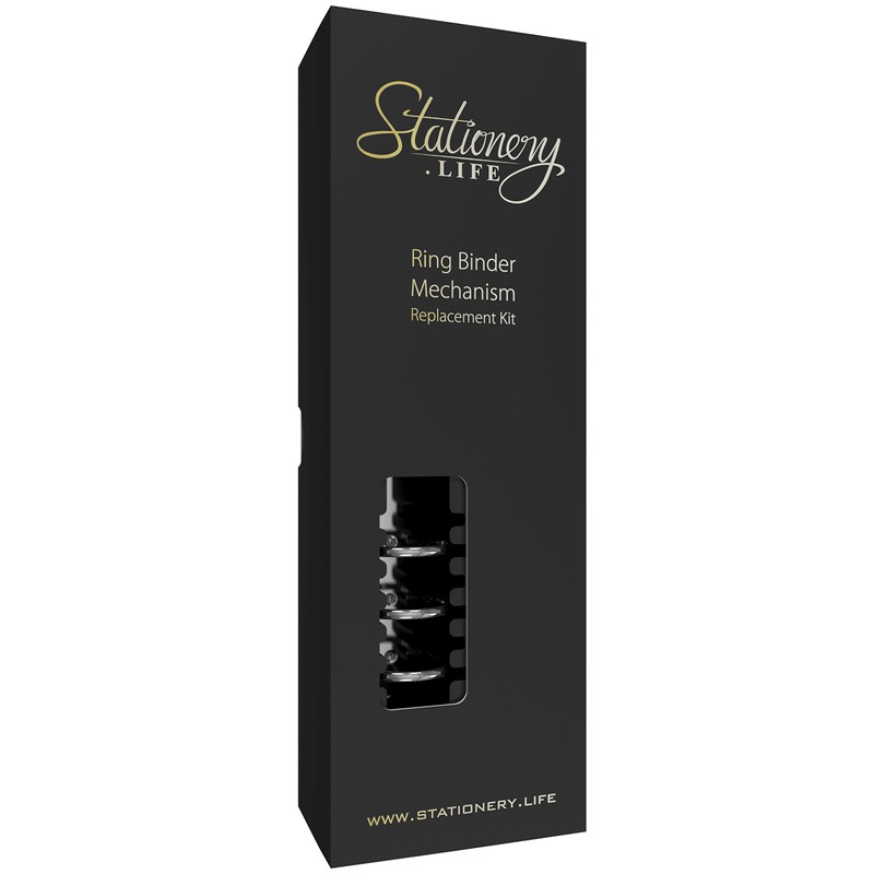 Stationery.Life Ring Binder Mechanism Replacement Kit for Personal Organizers Planners