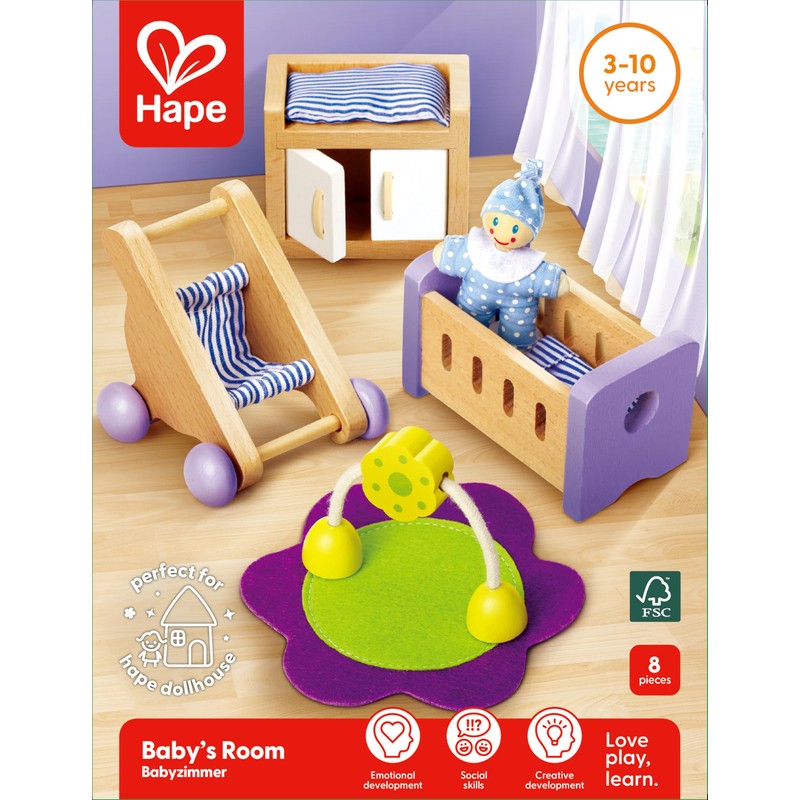 Hape Cameretta del neonato per la casa delle bambole |