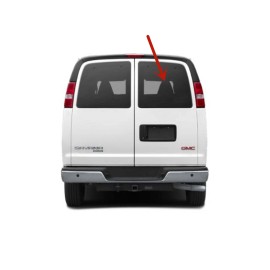 NAGD Fits 96-23 Chevy Express Passenger Right Back Window Glass Movable W/ Hardware