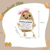 AABXX Mini Funny Positive Potato, 3 Inch Knitted Doll With