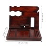 Wood Phone Docking Station Clear Texture Docking Station Organizer with