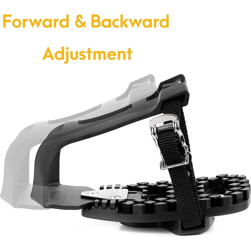 Bike Bicycle Toe Clips Cage ONLY - Compatible with Peloton