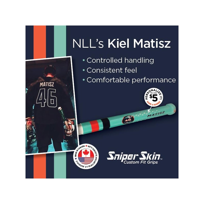 SNIPER SKIN ICT Lacrosse Stick Grip | Better Alternative to