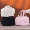 Large Capacity Cosmetic Travel Toiletry Organizer Lightweight Portable Four-Door Zipper