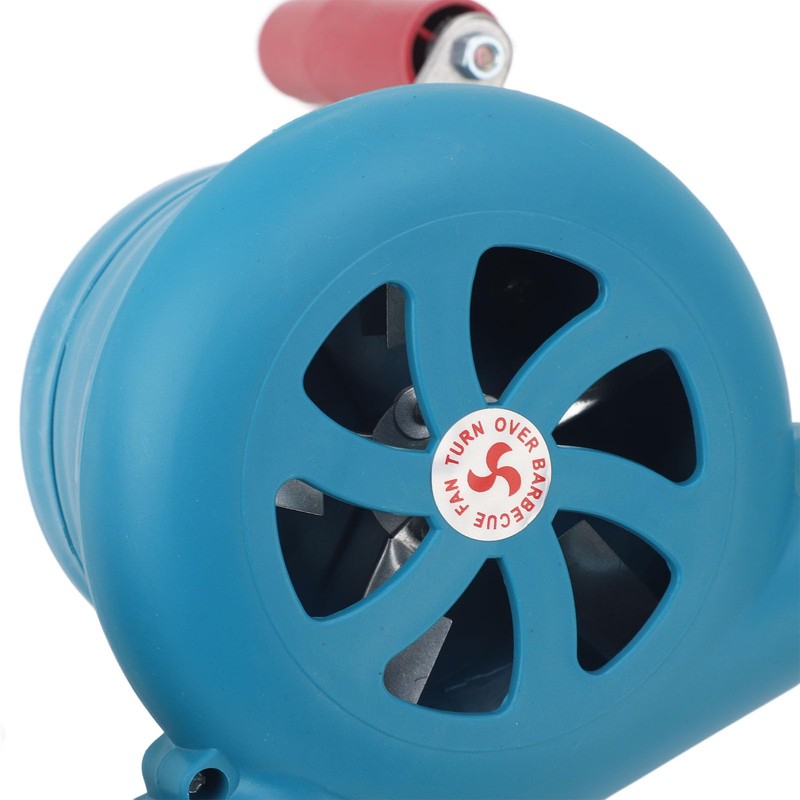 Hand Crank BBQ Fan, Increase Firepower, Easy Operation, Portable Barbeque
