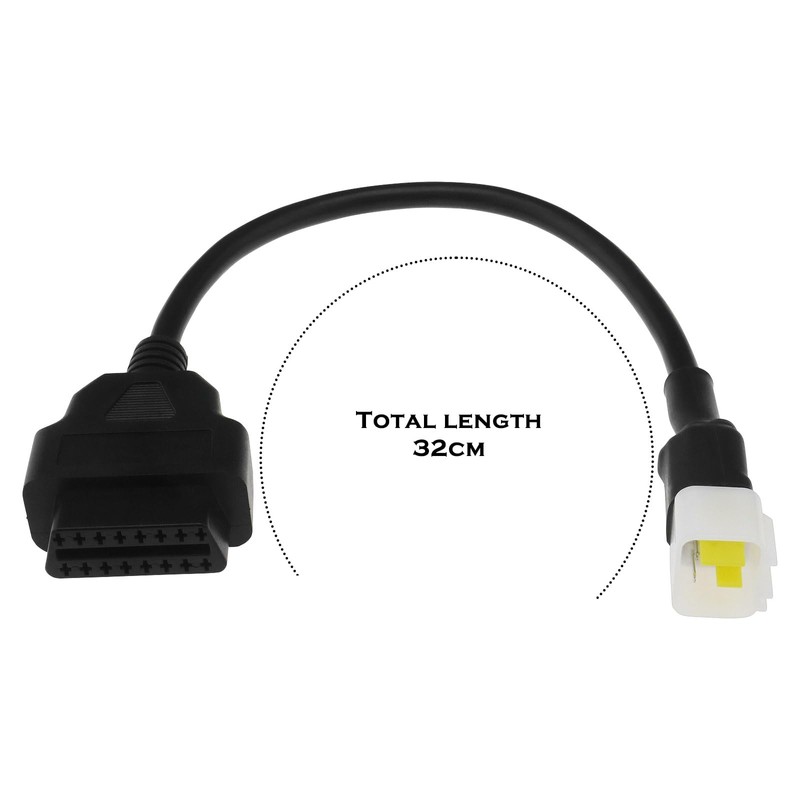 eMagTech 16 Pin to 6 Pin OBD2 Diagnostic Cable OBD2