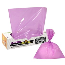 Covfresh Odor Sealing Small Trash Bags Home & Food Use XL-100 Count Disposable Bags, Durable and Unscented (Color:Blue)