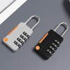 1 Pc Blue 4 Digits Lock,Combination Locker Password Padlock Mini