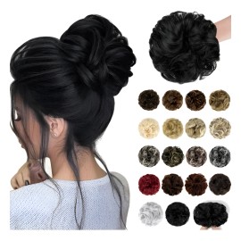 Chongos Postizos Cabello Moño Pelo Desordenado Postizo,2 Pza