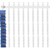 10Pcs Station Display Rack Plastic Hanging Display Strips with Hooks,