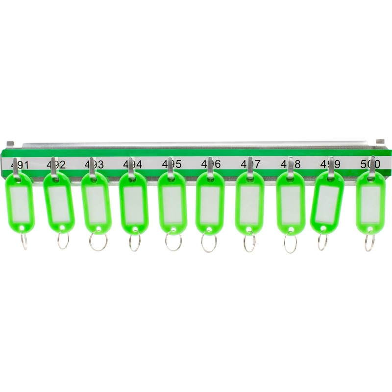 Barska Labeled Key Shelves with 401-500 Numbered Hooks for Key