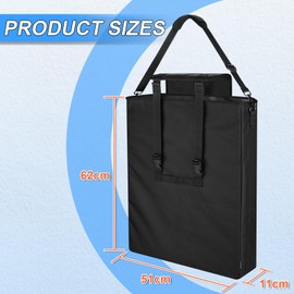 Homakover Black Telescoping Ladders Bag with Shoulder Strap, Extension Ladders Bag, Household Engineering Ladder Carrying Case