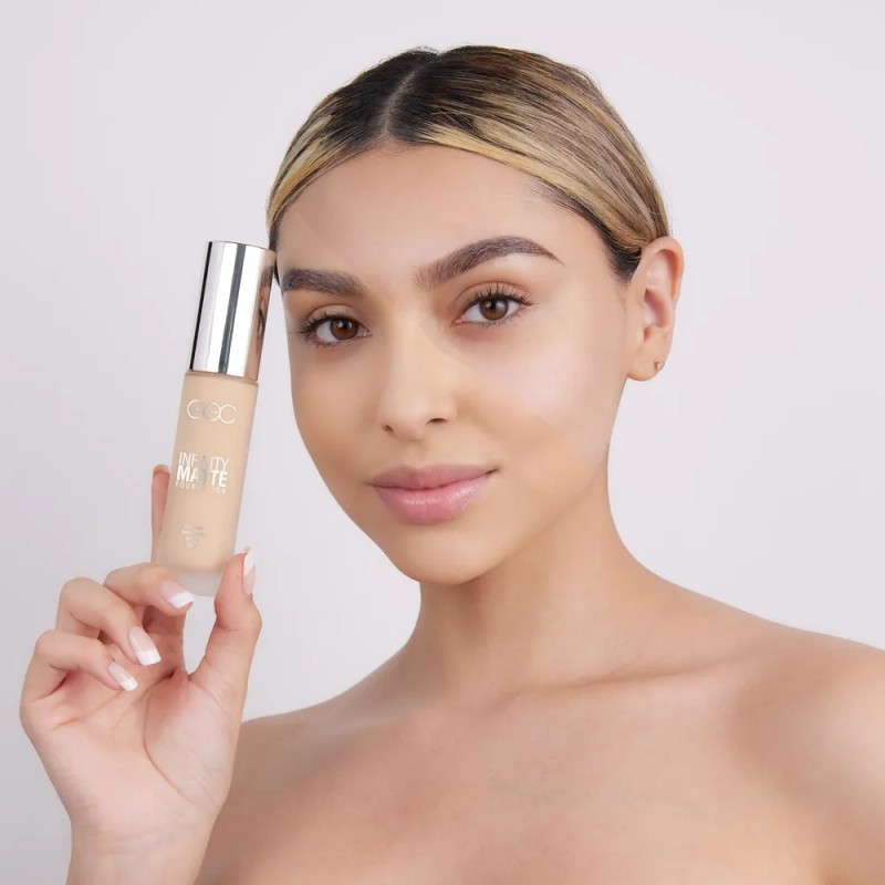Goc Maquillaje Líquido Infinity Liquid Foundation Super Mate Tono Tono