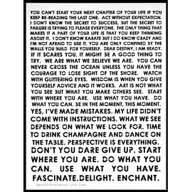 9"x12" Wall of Words Stencil by Carolyn Dube