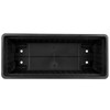 JOIKIT 17 Inches Black Plastic Planter Box, 6 Packs, Good