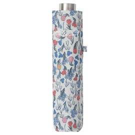 Moonbat [Macintosh Philosophy] Parasol Folding Umbrella, For Rain or Shine, First Class Light Blocking, Heat Shield, UV Snowbblegarden 22-431-12147-02 Blue