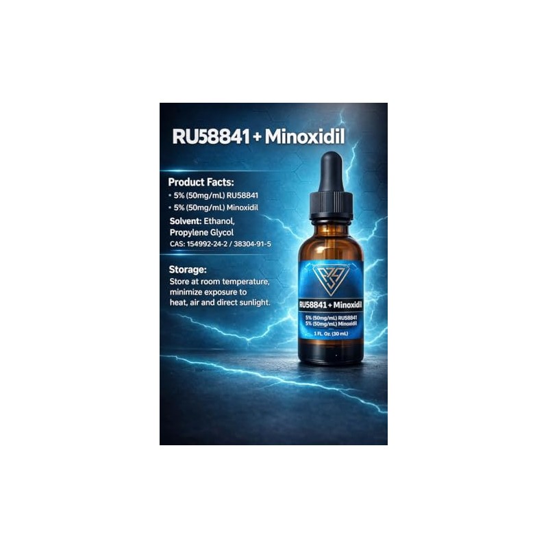 RU58841 con tratamiento extra potente para el crecimiento del cabello
