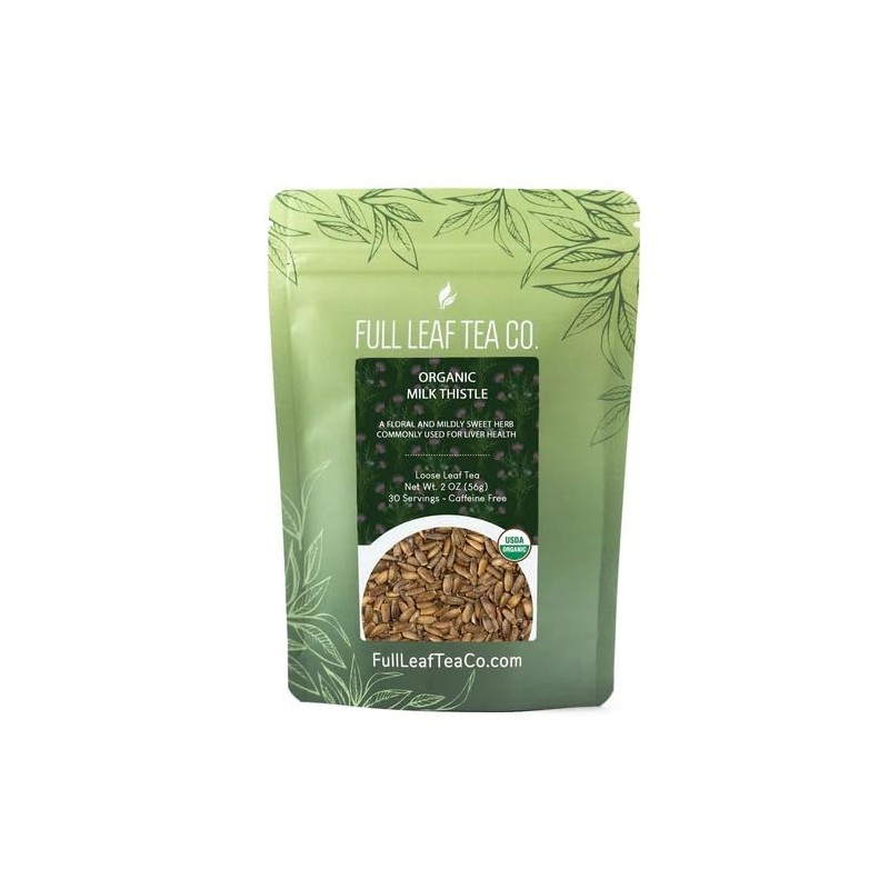 Organic Milk Thistle Loose Leaf Tea - 2oz Bag (Approx.