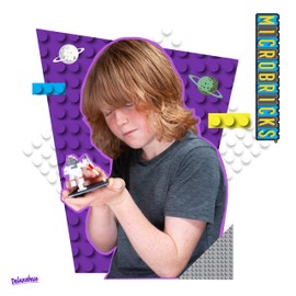 Microbricks Space Astronaut from Deluxebase. Space Themed 3D Puzzle Mini Blocks Building Toys, Easy to Use Mini Bricks Apollo Mission Space Puzzle. Great Educational Toys and Kids Party Favors.