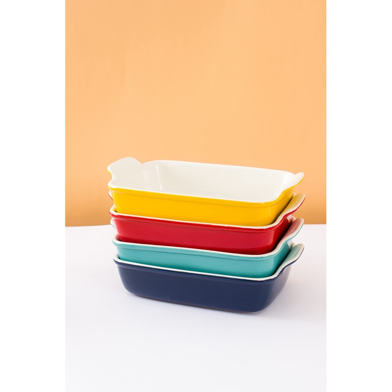 Baking Dish for Oven 9 inch Rectangular Casserole Dish Lasagna