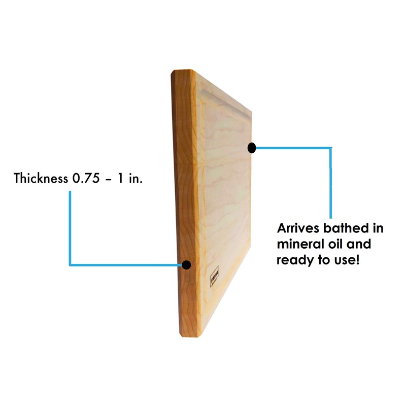 Maple Wood Cutting Boards for Kitchen 14x10 | Hardwood Kitchen