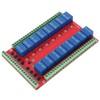 DC 24V 16-Channel Relay Module Insulated Interface Card with High/Low