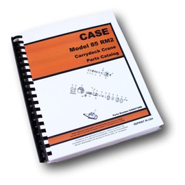 Case Drott 85Rm2 Carrydeck Crane Parts Manual Catalog Assembly Exploded View