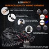 LEDMIRCY R2 Pure White Rock Lights Kit with Roker Switch