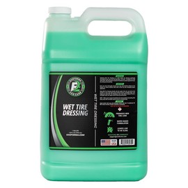 ExoForma Wet Tire Dressing Spray - Extremely High Shine Tire Dressing for That Wet Look - No Sling, Non-Greasy Silicone Formula with UV Protection - Easy to Apply, Minimal Cure Time - 128 fl oz