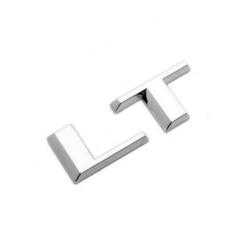 1x OEM LT Letter Nameplate Emblem Badge Compatible with Silverado