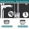 Faucet Water Aerator Adapter Brass Faucet Water Filter Connector 28mm