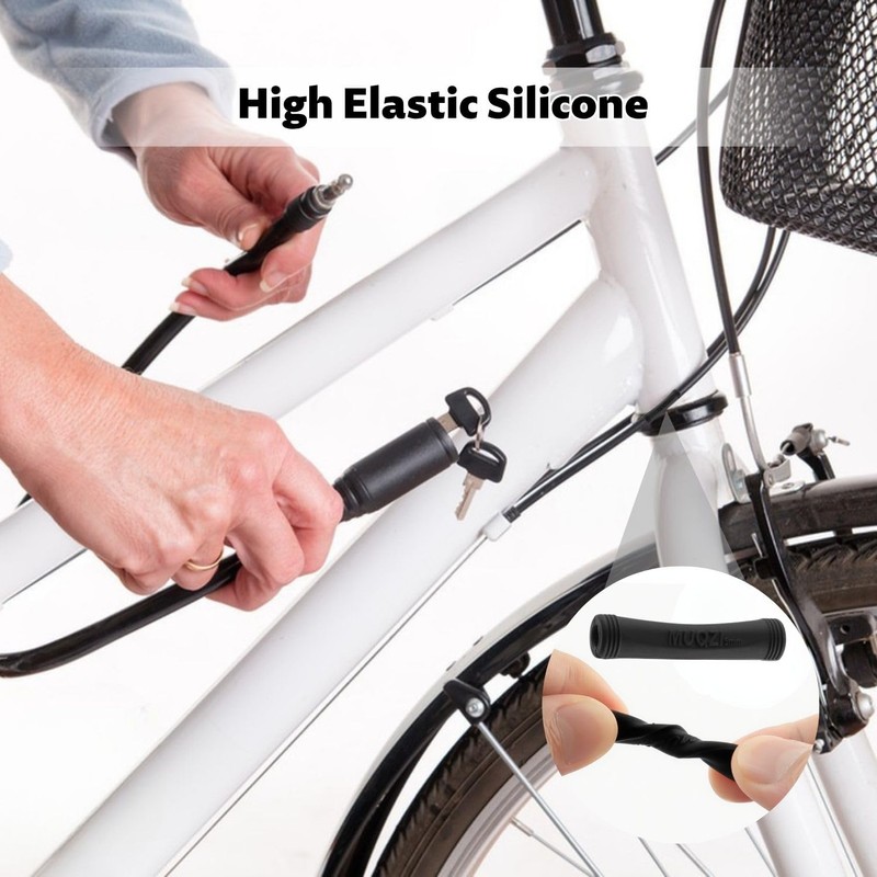 Lyivisk Bicycle Frame Protector Set of 4 with 6 Rubber