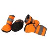 4pcs Dog Boots Soft Rubber Waterproof Pet Dog Paw Protector