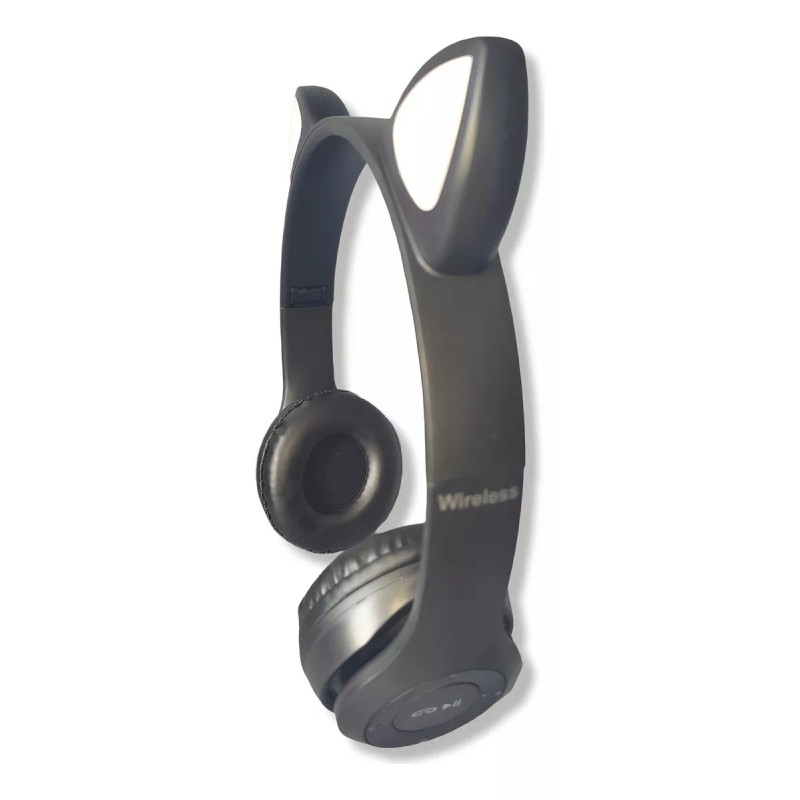 Maíz Audifonos Bluetooth Diadema Inalambricos Radio Manos Libres Color Negro