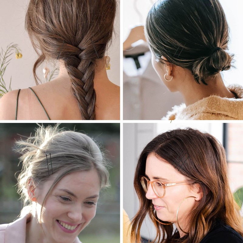 100 Pcs Bobby Pins, 5CM Long Hair Grips for Women