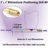 C & I Nail Drill V-Cut Hole Bit for Rhinestone