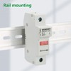 Wengart Fuse Socket RT18-32X, Suitable for RT18 RO15.1-Pin 10x38mm Fuse