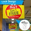 34 Pcs Ceiling Hooks, Durable Heavy Duty Aluminum Alloy Ceiling